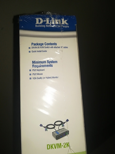 Imagen 5 de 6 de Switch D-link 2port Ps/2 Nuevo