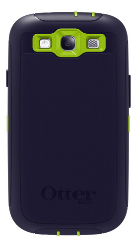 Funda Para Samsung Galaxy S Iii Color Verde Brillante Azul