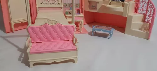 Antiga Maleta Quarto Da Barbie Anos 90 Mattel Casa De Boneca