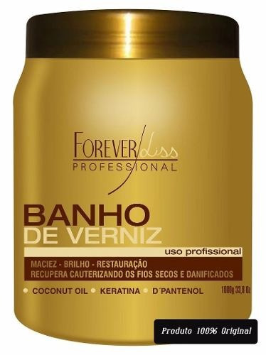 Banho De Verniz Hidratação Óleo De Argan - Forever Liss 1kg