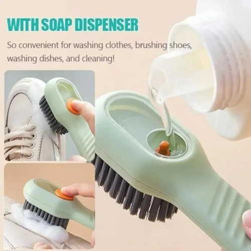Multifunction Cleaning Shoe Brush Soft Automatic Liquid