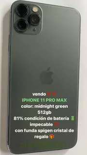 iPhone 11 Pro Max 512 G Midnight Green