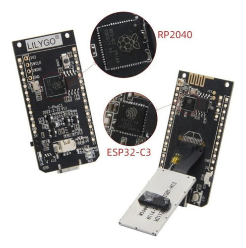 Ttgo T-picoc3 Esp32 C3 Risc-v Rp2040 Display 1.14 Wifi Bt