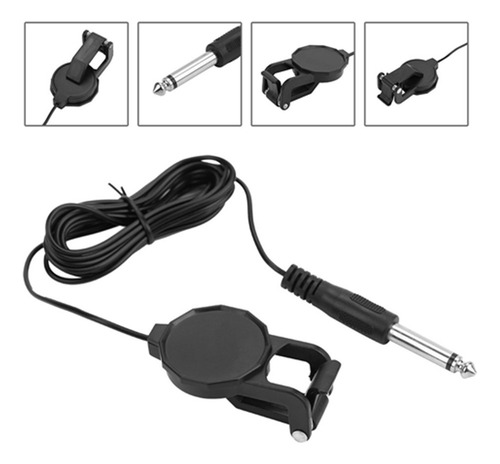 D Conector De Captação De Microfone Piezo Para Violino