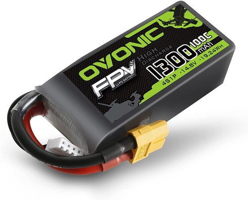 Bateria Lipo 14.8v 1300mah 100c 4s Con Xt60 Plug 