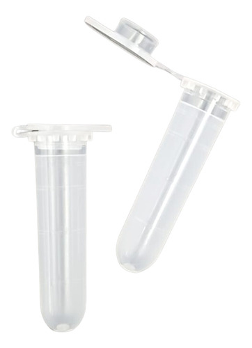 Microtubo 2,0ml Plus 1,0 Interno Incolor Com 500 Unidades