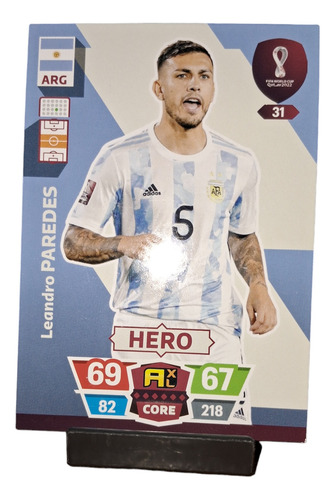 Adrenalyn Panini World Cup Qatar 2022 Leandro Paredes Hero