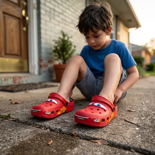 Babuche Relampago Mcqueen Elegante Leve Infantil Variados