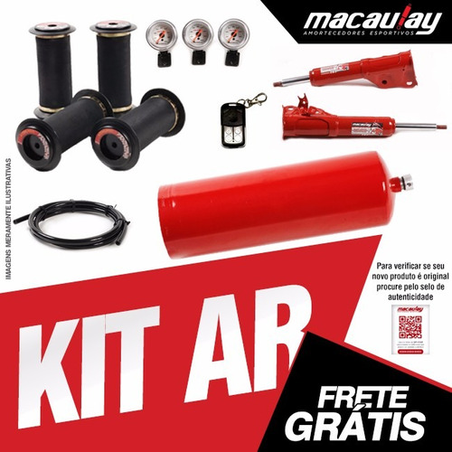 Fiat Bravo - Kit Suspensão Ar 8mm Macaulay Oficial