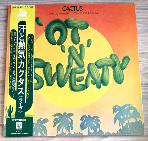 Vinilo Cactus - Ot 'n' Sweaty (ed. Japón, 1972)