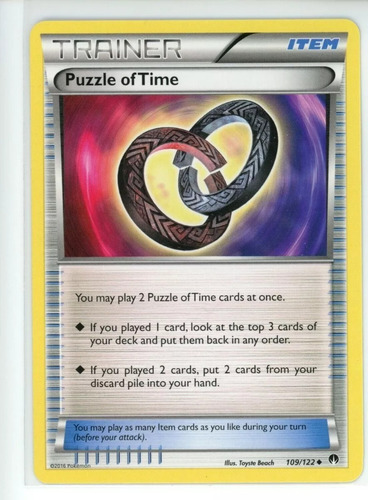 Cartas Pokemon Puzzle Of Time