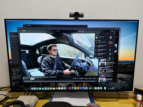 Lg Monitor Oled Flex 42 Preto (Usado)