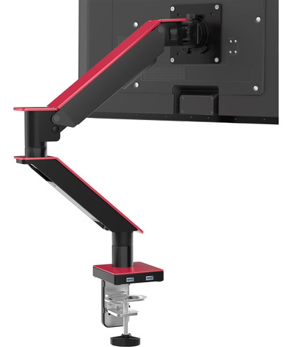 Soporte De Brazo Rojo Para Monitor Unico, Soporte De Monitor