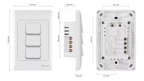 INTERRUPTOR INTELIGENTE WIFI DE UN BOTÓN - WS01-1 - NetzHome