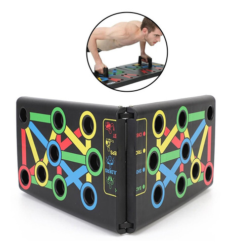 Tablero Soporte Push Up Lagartijas Plegable Gym Portatil