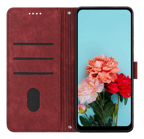 Funda Para Motorola Moto Edge 50 Fusion 5g Pu Cuero Lateral