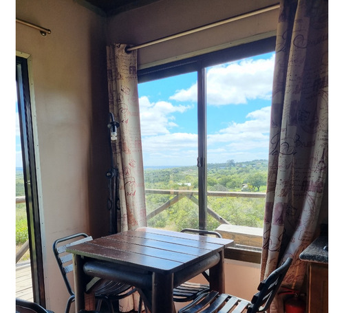 Cabaña En Alquiler Villa Serrana, Estufa A Leña, Directv, Excelentes Vistas Al Atardecer.