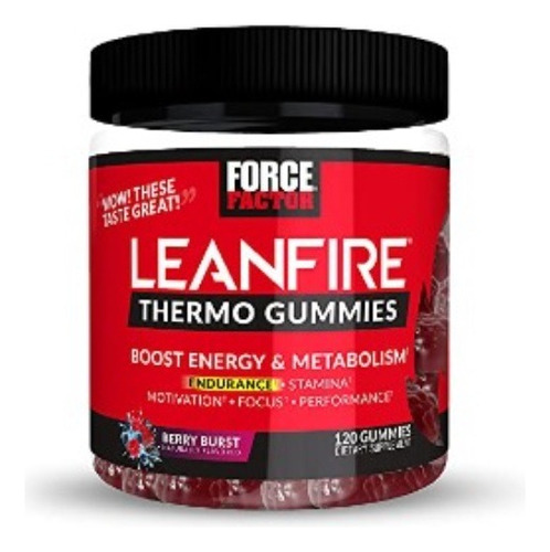 Force Factor Leaire Thermo 120 Gummies, Berry Burst