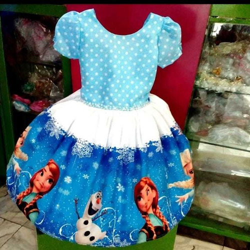 Vestido Frozen,  Talla 0 A La 10 