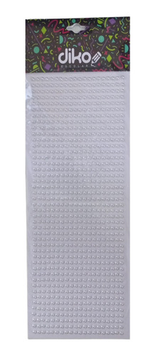 Media Perla Autoadhesiva Blanca 4 Mm Plancha X 880 Unidades