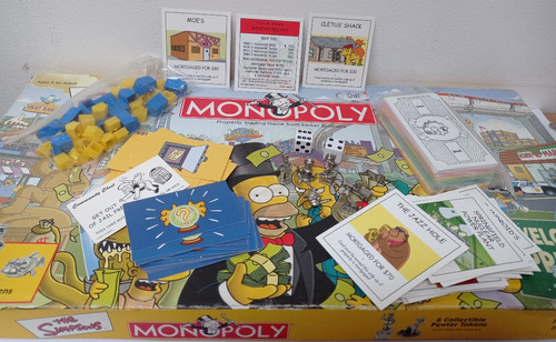 Monopoly Simpsons 2001 Inglés