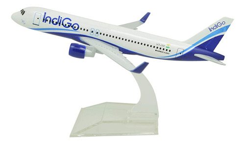 Tm 1: 400 16 Cm Airbus A320 Indigo Airlines Modelo De A...