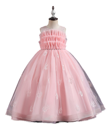 Vestido Extranjero Infantil Princesa Tutú Long Evening Summe