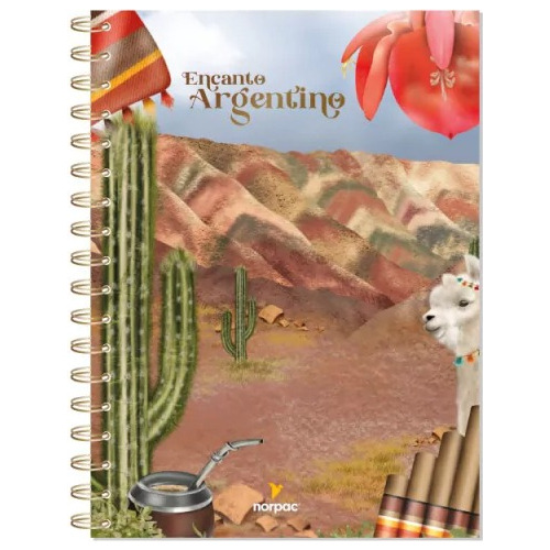 Cuaderno A5 Norpac Encanto Argentino 90 Hjs