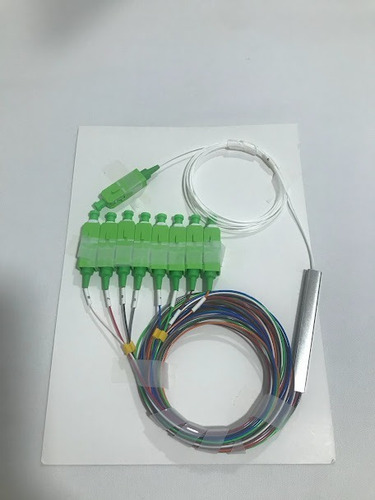 Imagem 3 de 3 de Splitter Óptico 1x8 Balancedo Sc/apc Conectorizado 0900