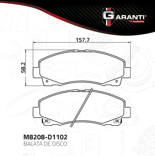 Jgo Balatas Delanteras Disco Honda Ridgeline 2006-2014