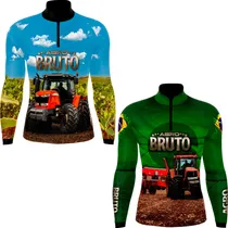 Comprar Kit 2 Camisa Agro Fazenda Agricultura Trator Prot Solar Uv50