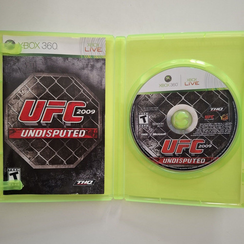 Ufc 2009 Xbox 360 (Usado)