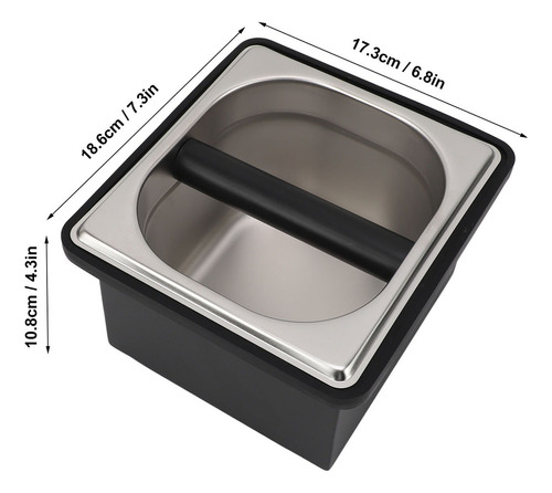 Para Cubo Cuadrado Desmontable Acero Inoxidable Para Café