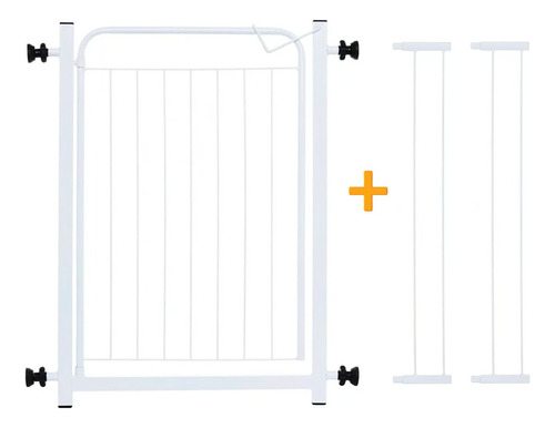 Grade Portão Proteção Criança Bebe Cão 70 Á 94cm Reforçado