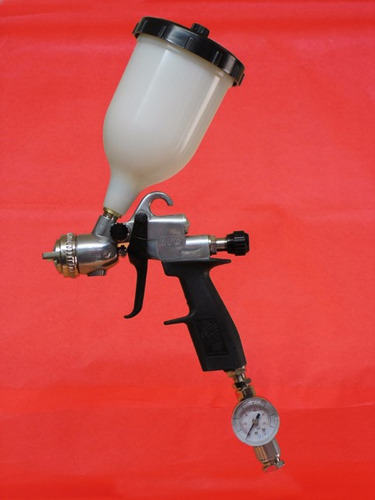 Pistola Pintar Soplete Hvlp Manómetro Cane Hvg Profesional