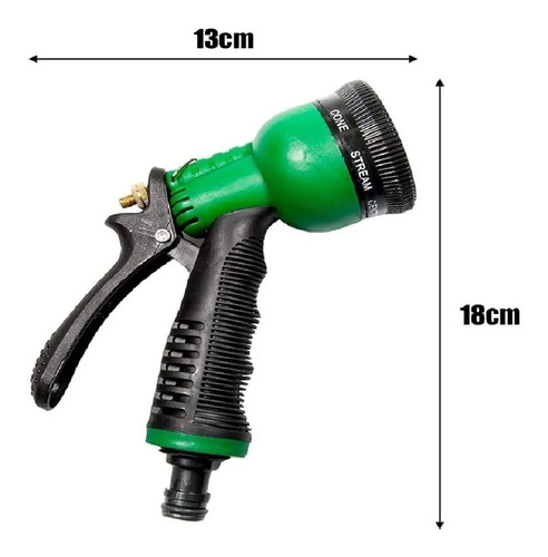 Kit Riego Acople 1/2 Con Pistola Agua P/jardin + Acoples