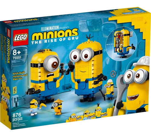 Lego Minions 75551 Minion De Peças E Seus Lares 876 Pçs 