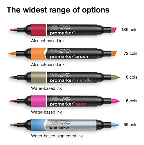 Juego De Marcadores Winsor & Newton Pro, 6 Unidades, Paisaje