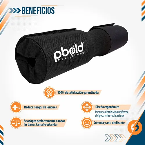 Almohadilla Para Barra De Gimnasio Protector Espuma Pbold