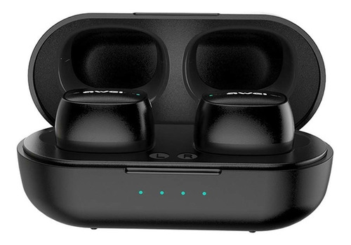 Manos Libre Y Audífonos Bluetooth Base De Carga Awei T13 Bk