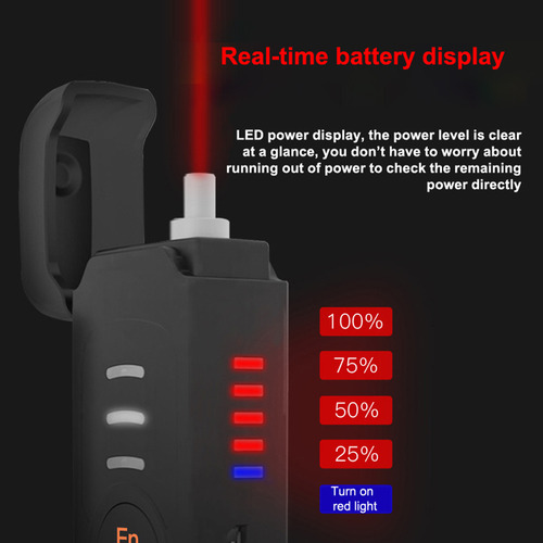 Caneta Portátil De Luz Óptica Recarregável Com Testador De F