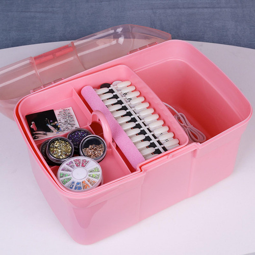 Caja De Almacenamiento Portátil Organizador Multiusos Para