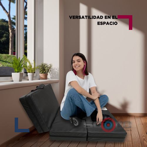 Colchoneta Plegable Individual Pilates 100x60x10cm Wod Pro