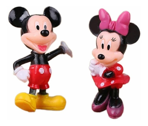 6 Figuras De Disney Mickey Mouse Minnie Mouse Clubhouse Birt