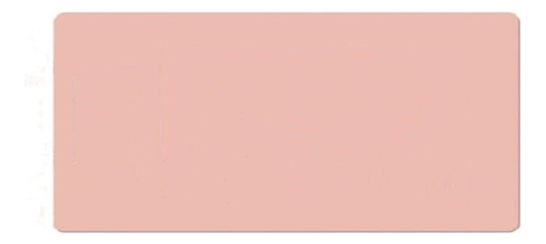 Mouse Pad 120x60cm Grande Home Office Escritorio Rosa Claro