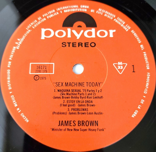 James Brown - Sex Machine Today Lp (Usado)