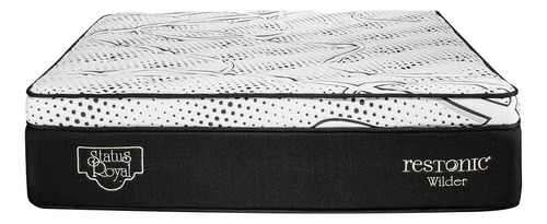 Colchón King Size Restonic Wilder Status Royal Euro Top Rs