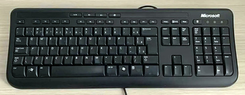 Teclado Microsoft Wired 600 Keyboard Usado