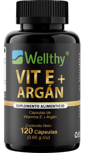 Wellthy Vitamina E Con Aceite De Argan 120caps