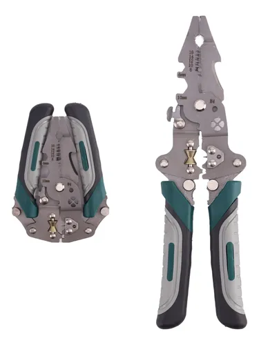 Alicate Dobrável Decapador Crimpador Multifuncional 16 Em 1 - R$ 21,96